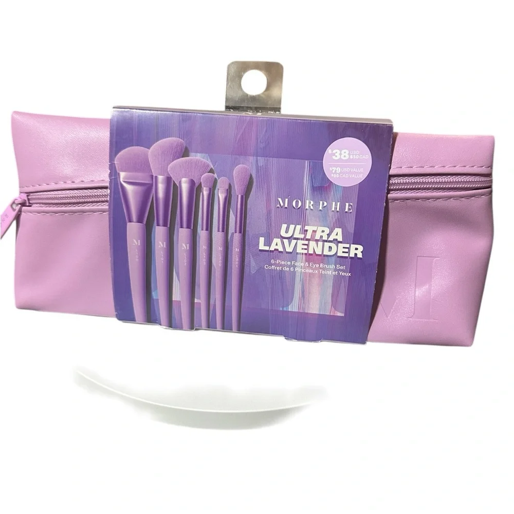 Morphe Ultralavender 6-Piece Face & Eye Brush Set - NWT